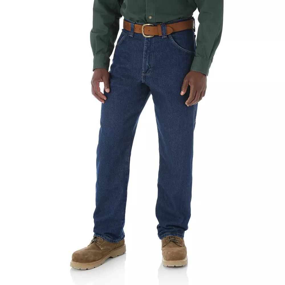 Men's Wranger RIGGS Carpenter Pant, Size: 40X30, Antique Blue Product Image
