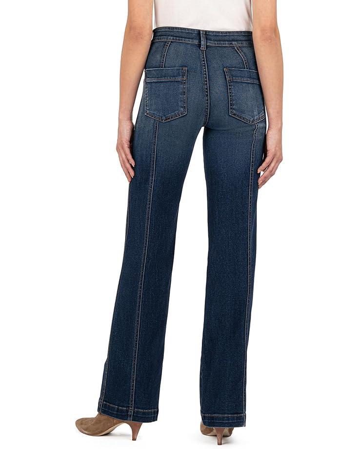 Women's KUT from the Kloth Jodi High-Rise Wide Leg Front Patch Pockets In Energy Product Image