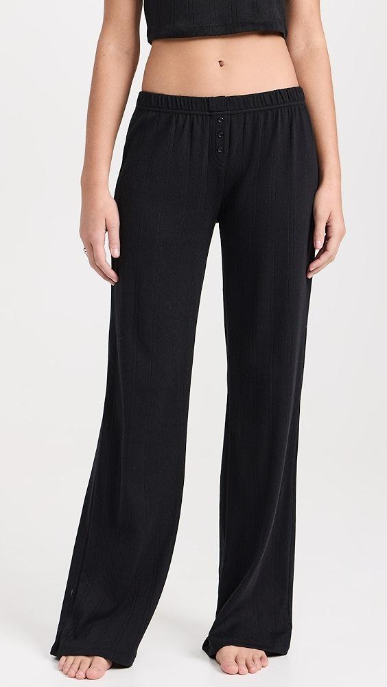 COUCOU The Pointelle Pants | Shopbop Product Image