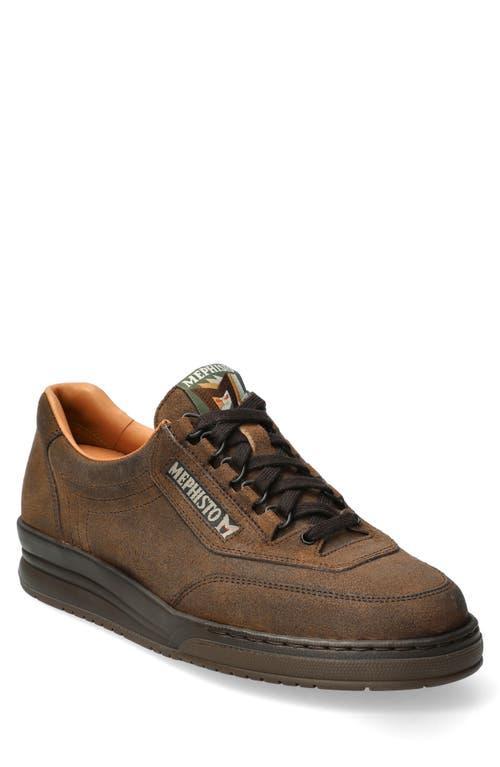 Mens Match Leather Tennis Sneakers Product Image