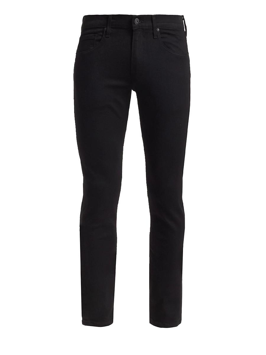 Paige Transcend Lennox Slim Fit Jeans in Black Product Image