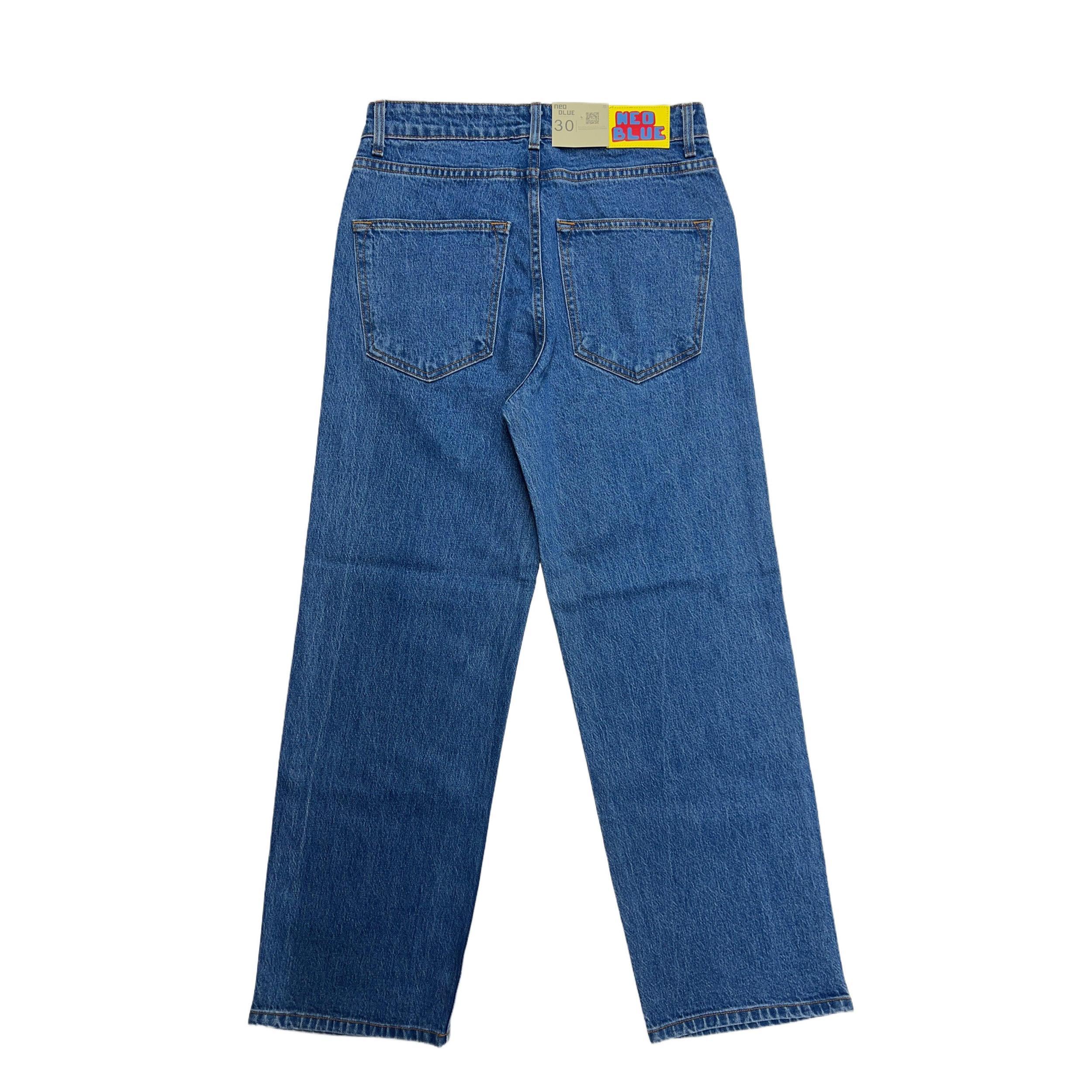 Neo Blue Baggy Pants Male Product Image