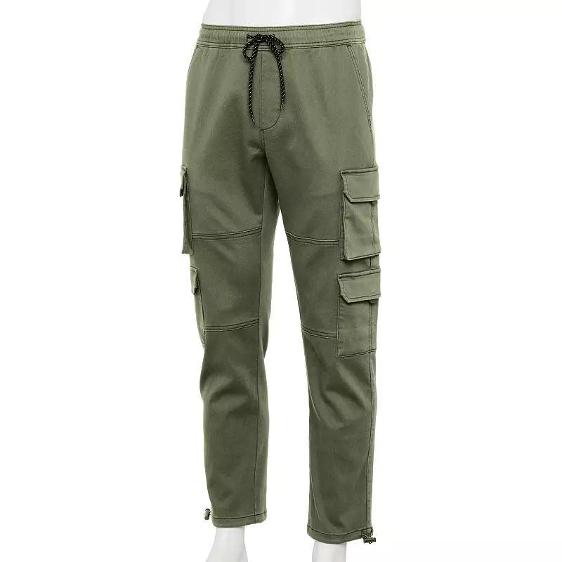 Men's Lazer Stacked Cargo Jogger Pants, Size: Small, Green Product Image