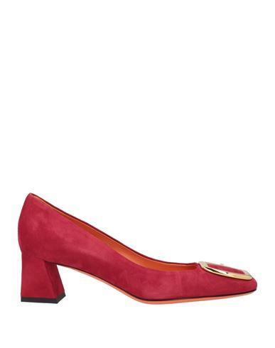 SANTONI Woman Pumps Red Size 8 Leather Product Image