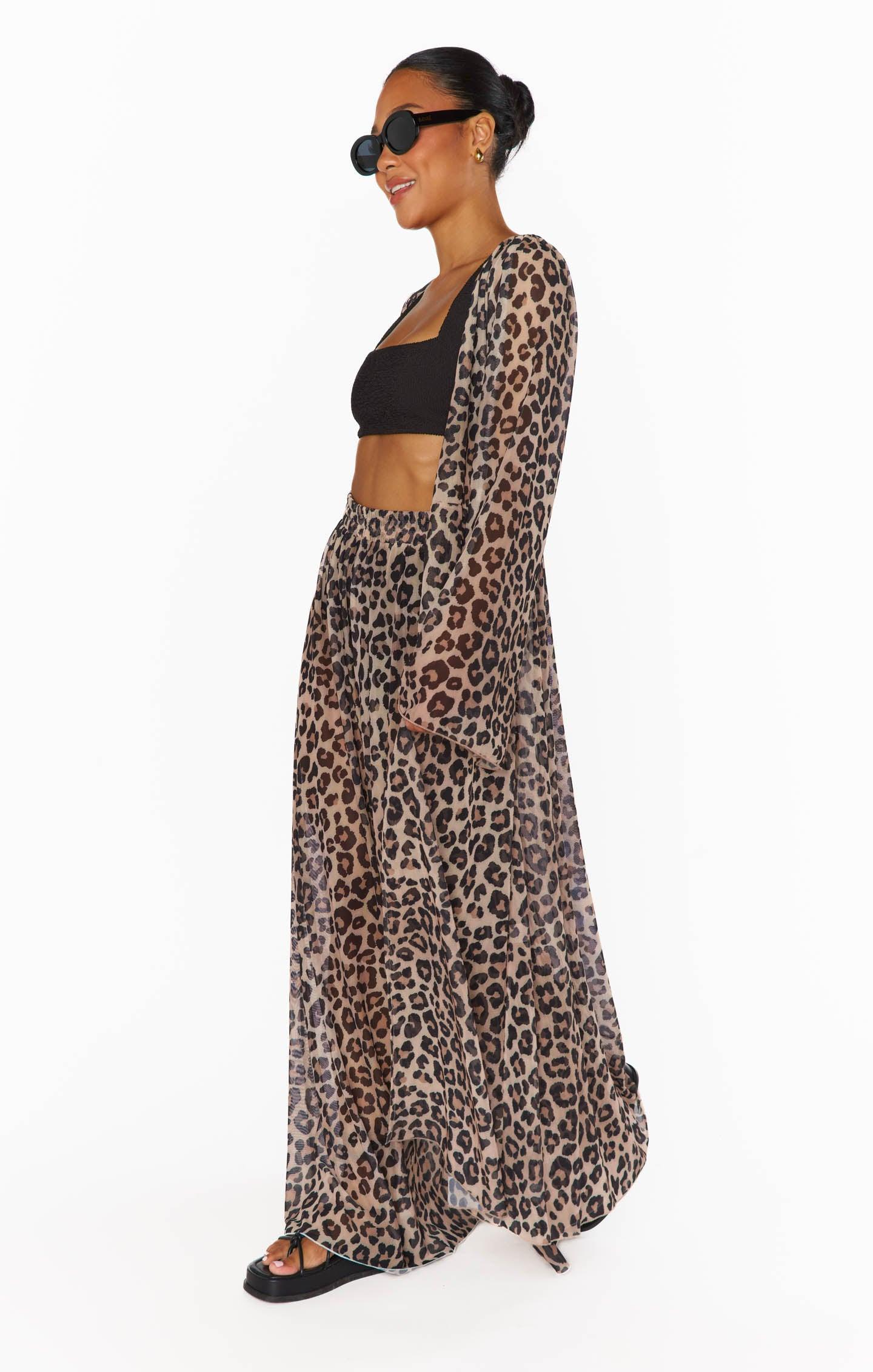 Jet Setter Robe ~ Cheetah Mesh Product Image