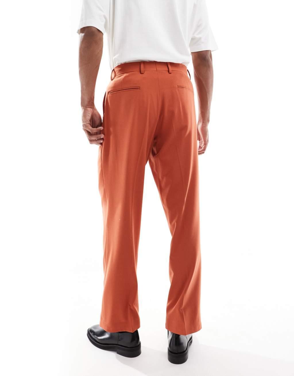 Viggo Lavoir suit pants in burnt orange - part of a set Product Image