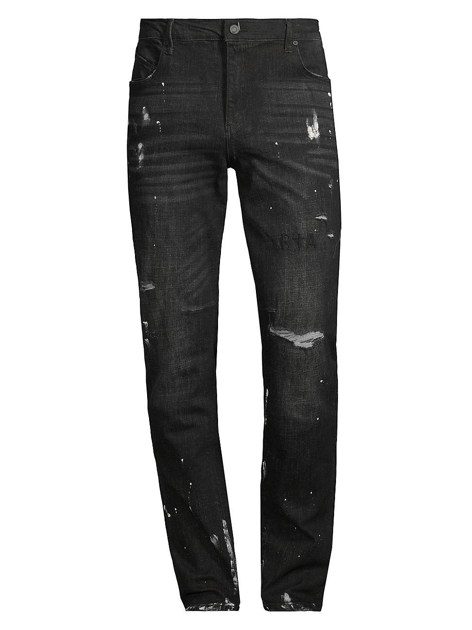 Mens Clayton Distressed Skinny Jeans Product Image