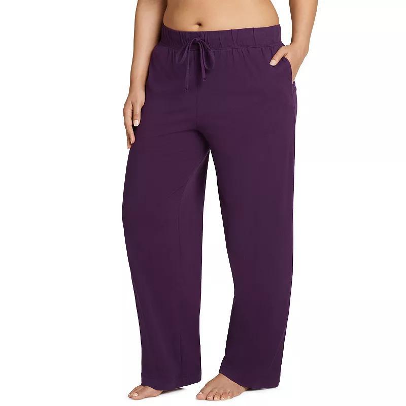 Plus Size Jockey Everyday Essentials Pajama Pants, Womens Grey Gray Product Image