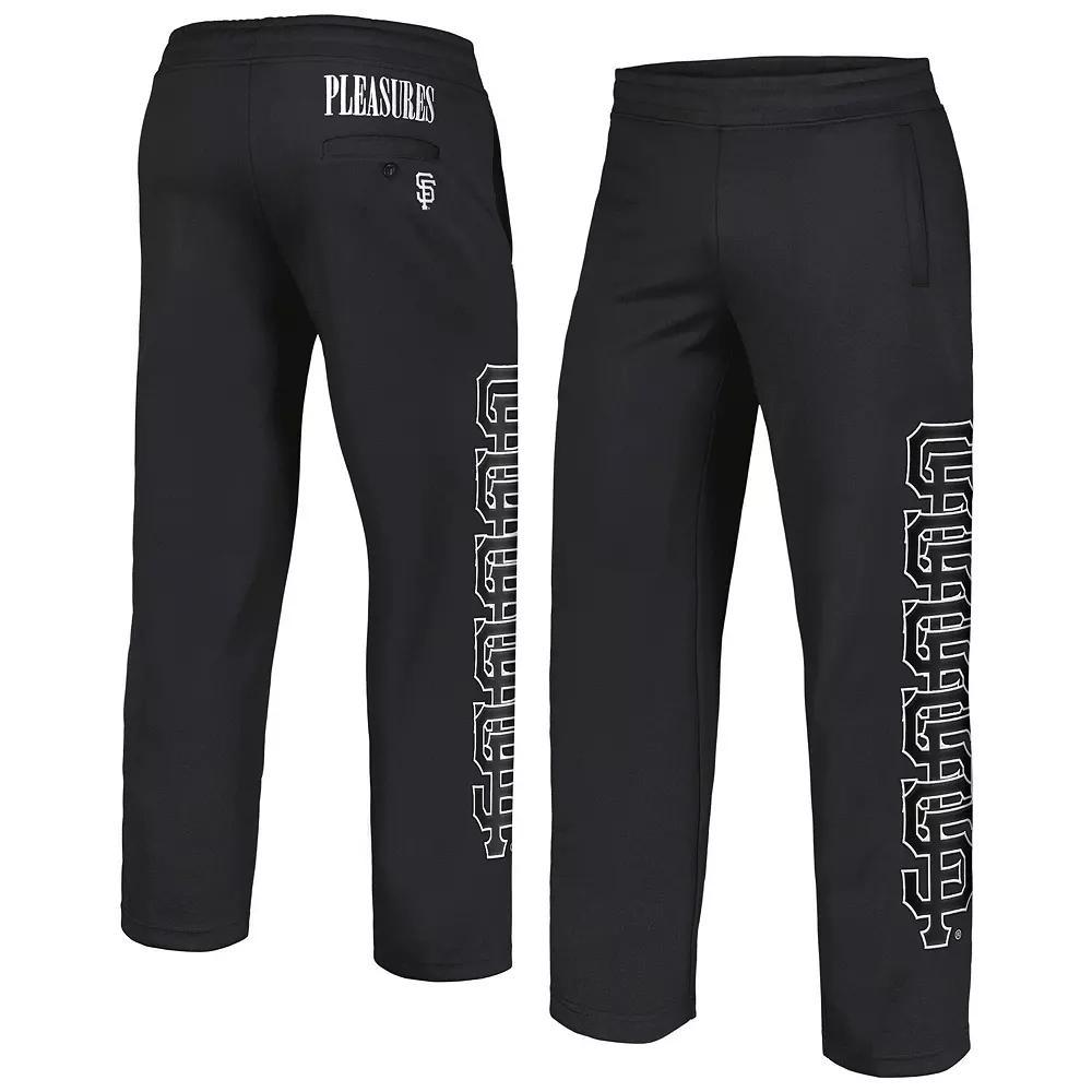 Men's Black San Francisco Giants Pitcher Track Pants, Size: Small Product Image