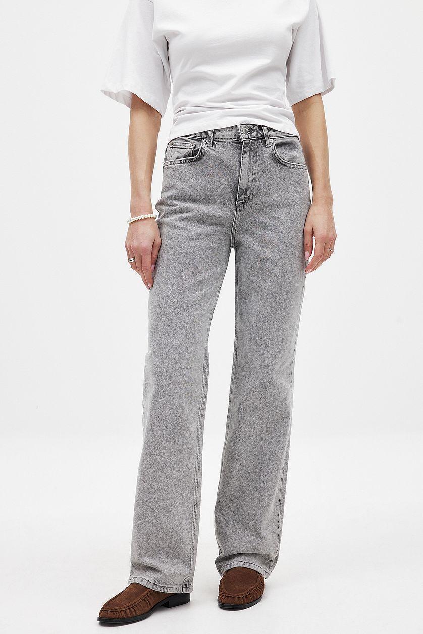 Straight High Waist Jeans Product Image
