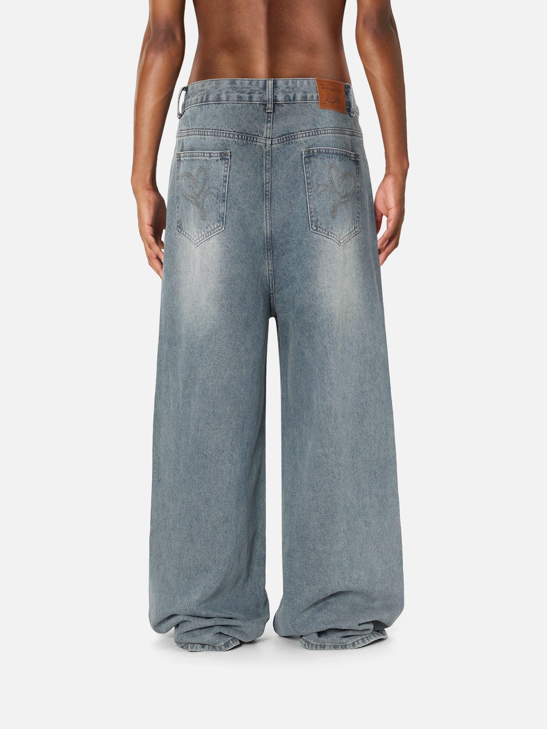 Aelfric Eden Fringe Baggy Jeans Product Image