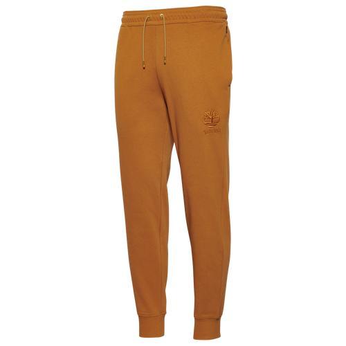 Timberland Mens Timberland Fleece Pants - Mens White/Gold Product Image
