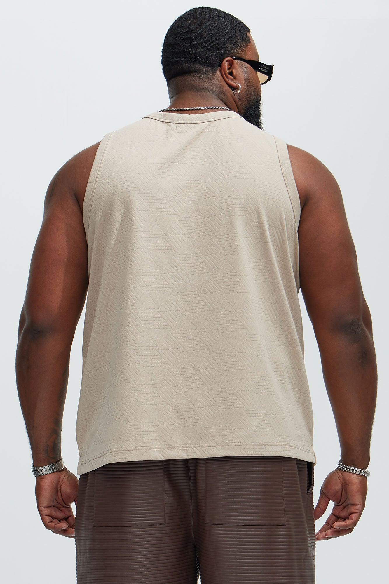 Kodi Textured Tank - Taupe Product Image
