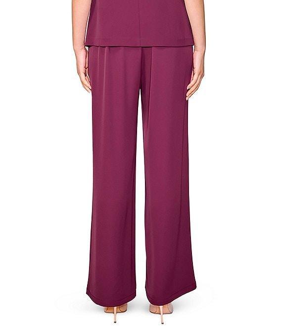 MELLODAY Coordinating Pleated Straight Leg Pull-On Pants Product Image