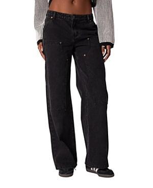 Womens Ayla low rise carpenter jeans Product Image