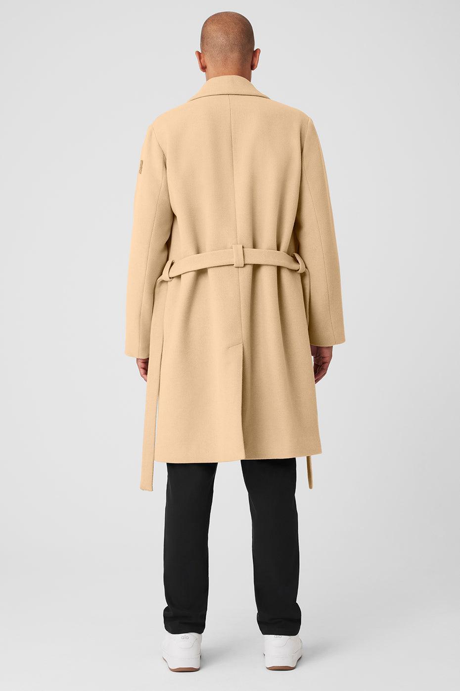 Wool Gameday Overcoat - Camel Male Product Image