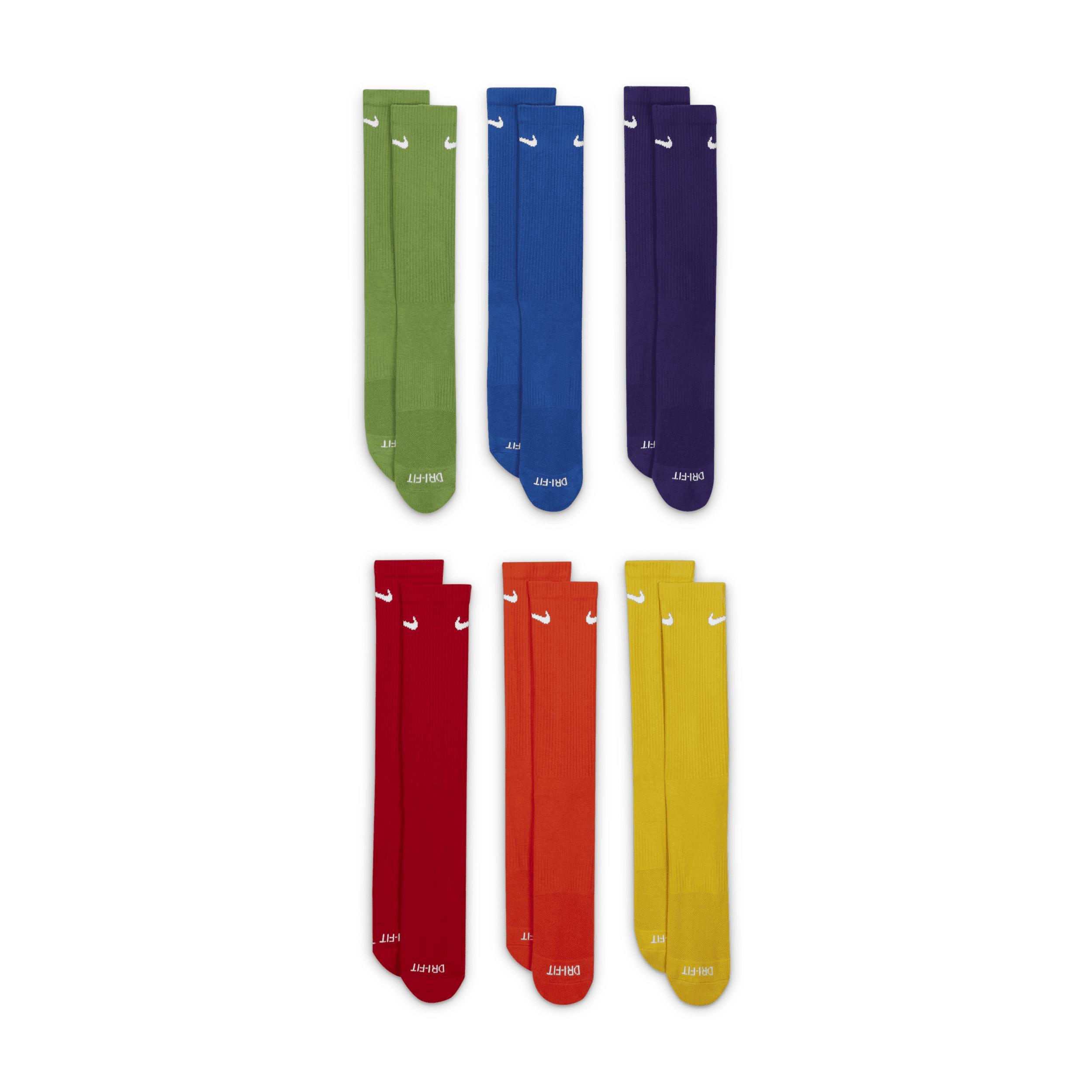 Mens Nike 6-pack Everyday Plus Cushion Crew Training Socks Product Image