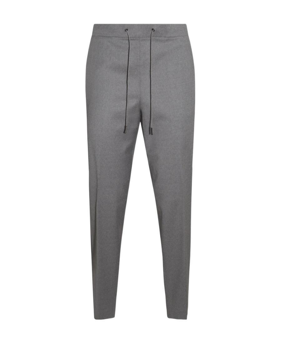 FABIANA FILIPPI Lace Up Pleated Casual Pants In White Product Image