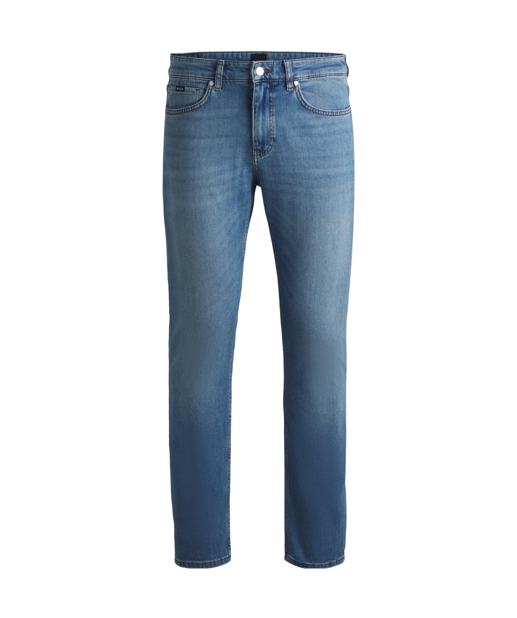HUGO BOSS Delaware Slim-fit Jeans In Blue Product Image