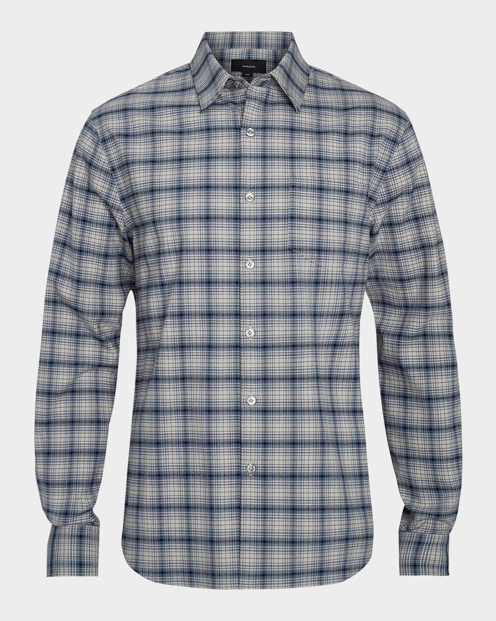 Men's Oceanic Plaid Sport Shirt Product Image