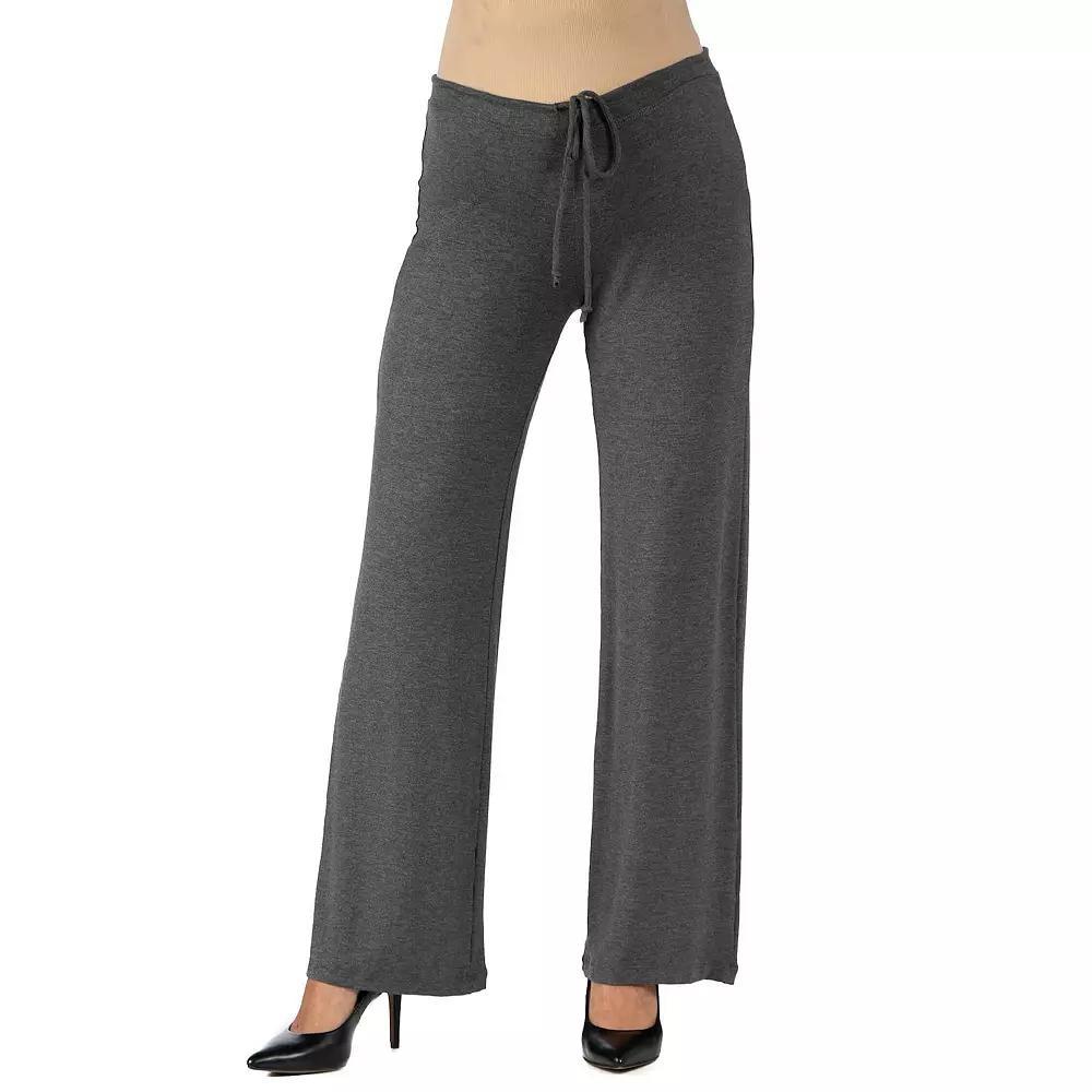 Maternity 24Seven Comfort Apparel Drawstring Lounge Pants, Women's, Size: Medium-Mat, Grey Product Image