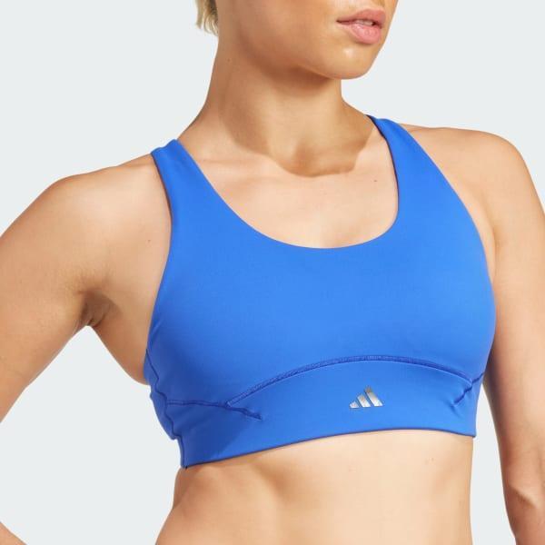 adidas All Me Luxe Medium-Support Bra Core Black 2XS C-D Womens Product Image