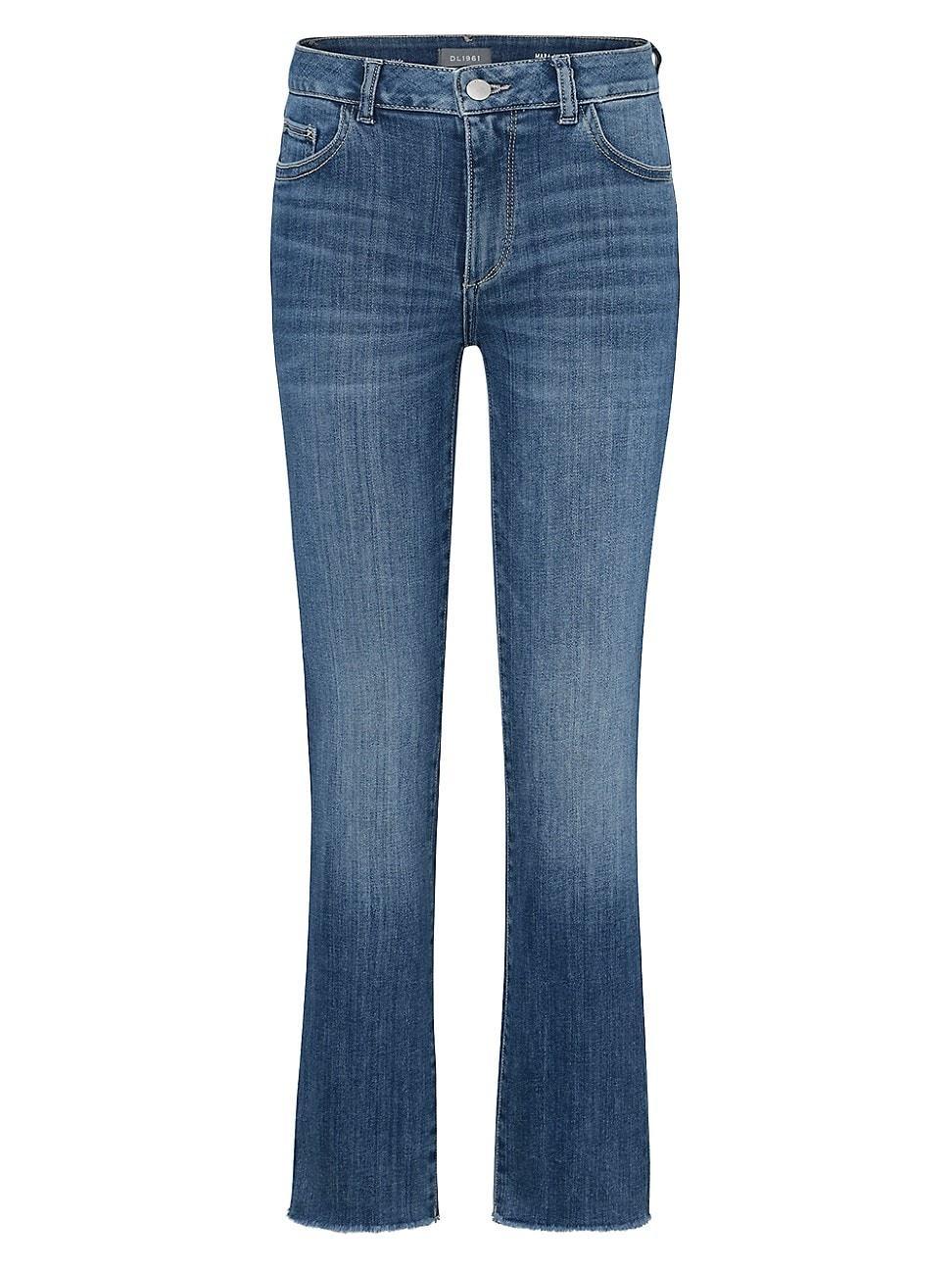 DL1961 Mara Mid Rise Ankle Straight Jeans in Chancery Product Image