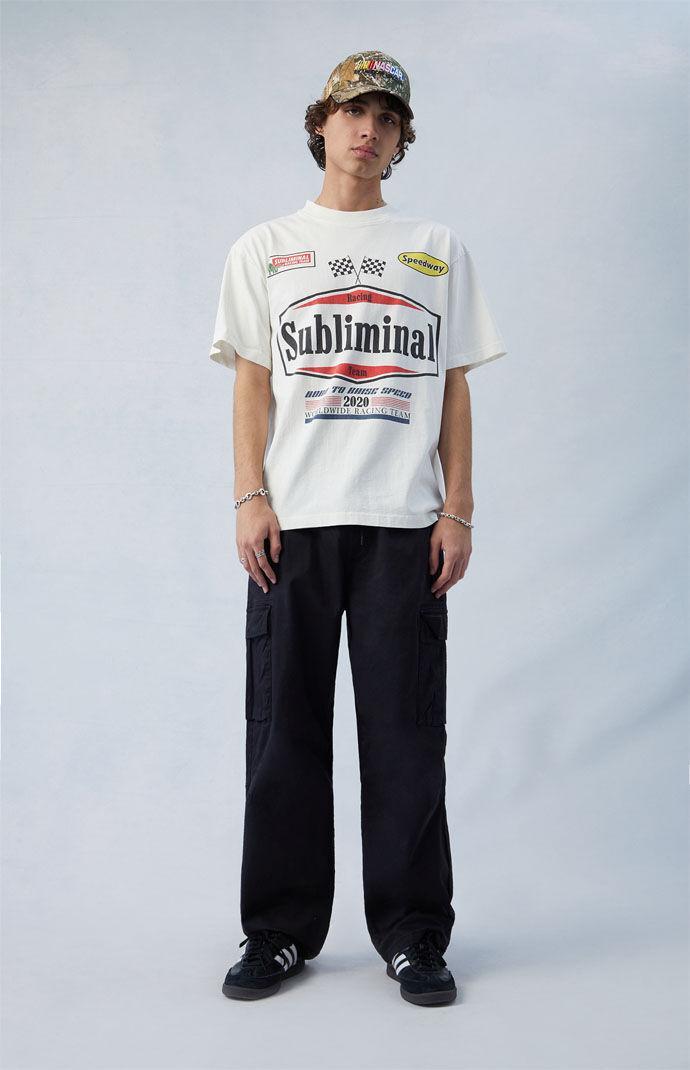 Pacsun slim leg cargo pants in black Product Image
