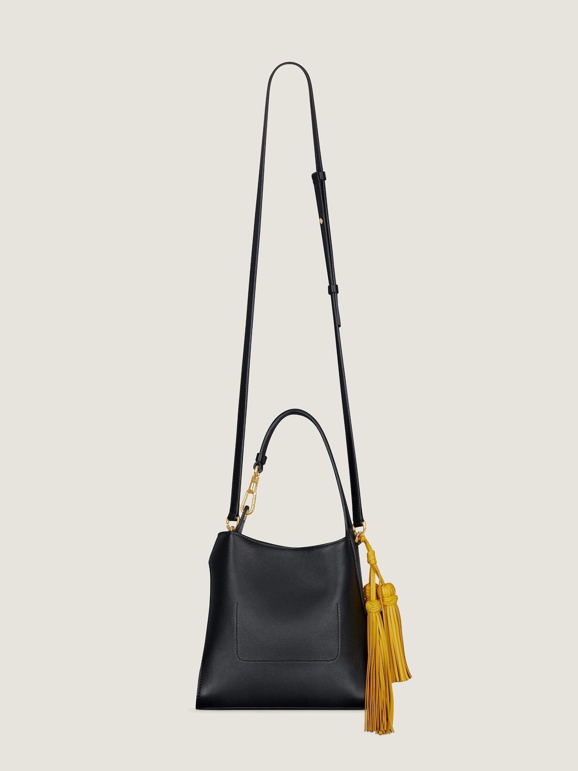 Mini Belted Hobo bag in leather Product Image