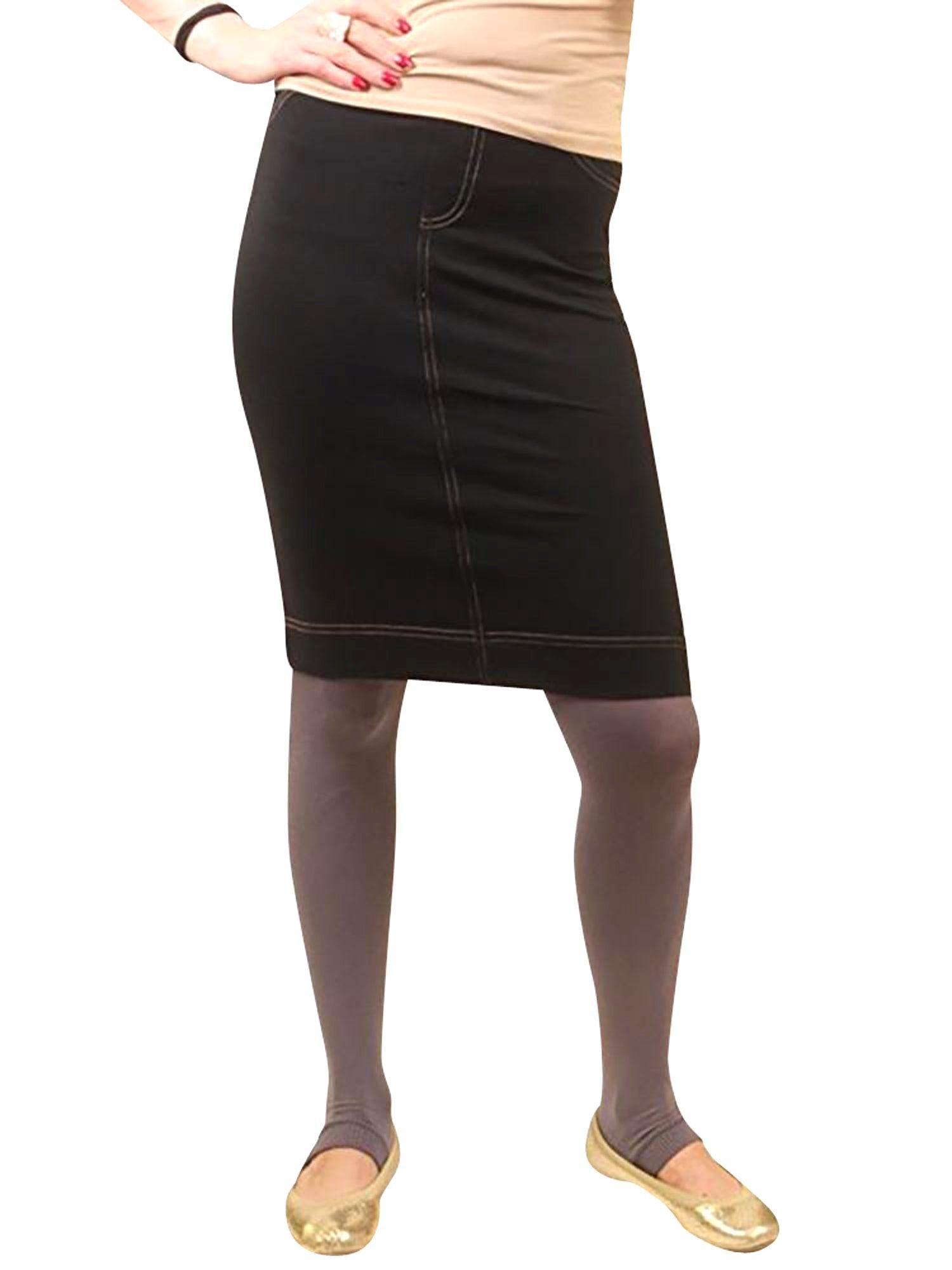 Hard Tail Supplex Pocket Pencil Skirt SUP-17 Product Image