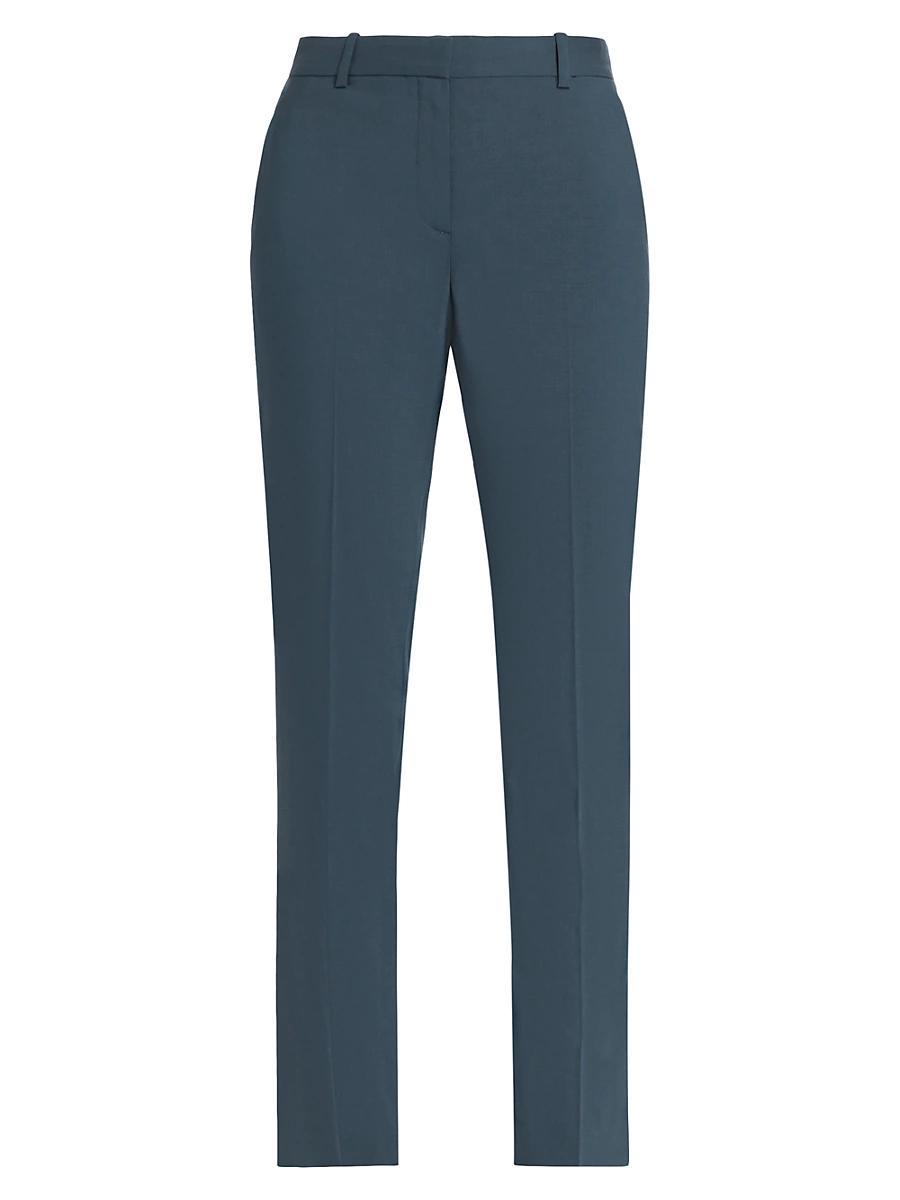 Womens Treeca Classic Slim-Fit Trousers Product Image