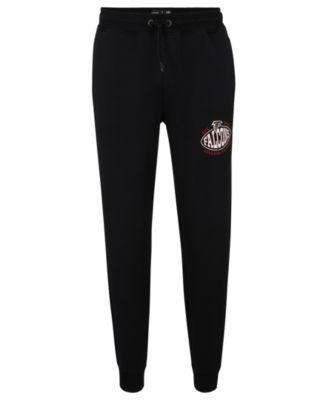 Men's BOSS X NFL  Black Atlanta Falcons Sack Tri-Blend Tracksuit Pants, Size: XL Product Image