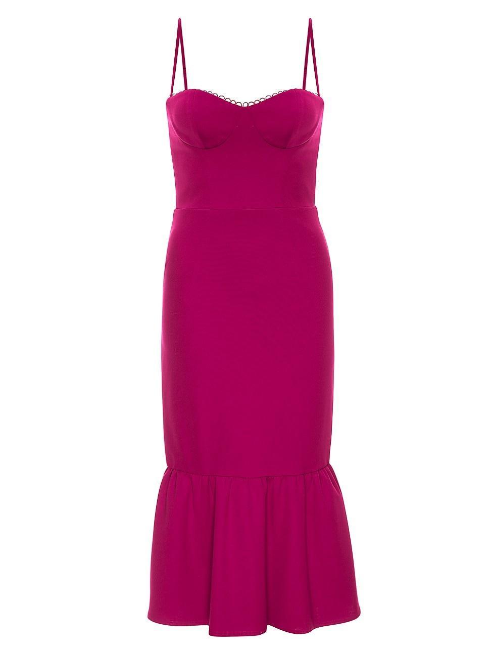 Womens Soraya Peplum Midi-Dress Product Image
