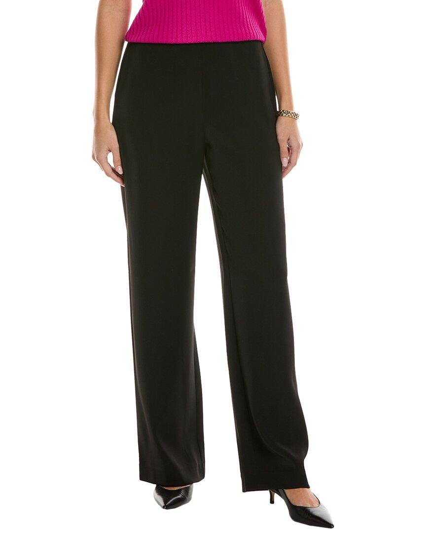 ST JOHN Santiago Knit Straight-leg Pants In Black Product Image