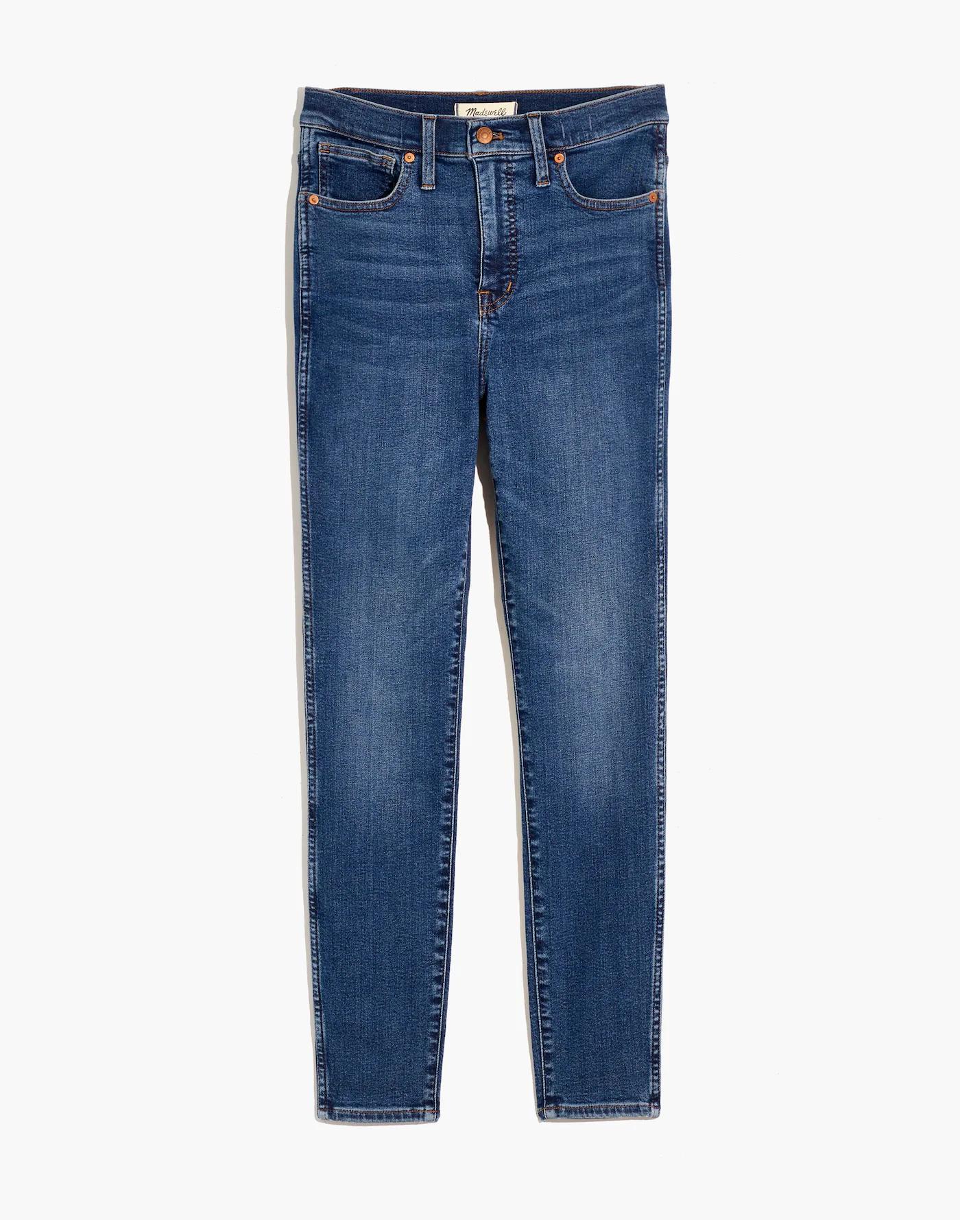Petite 10" High-Rise Skinny Jeans in Wendover Wash: TENCEL™ Denim Edition Product Image