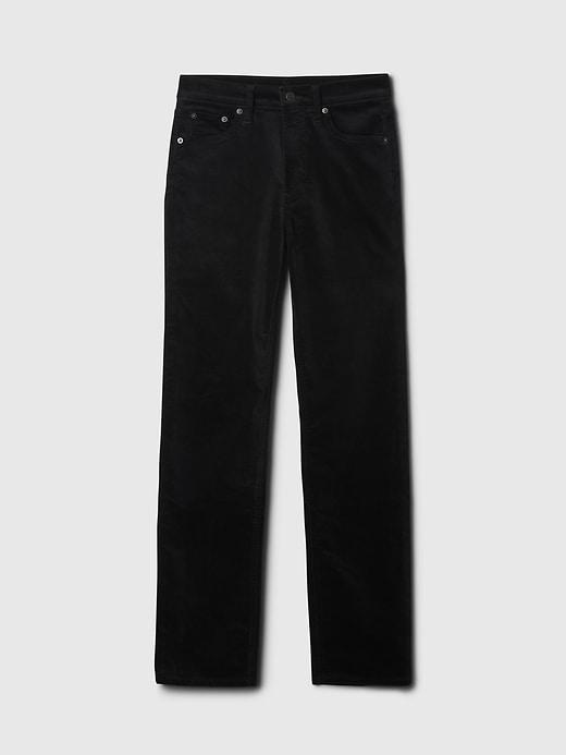 High Rise Velvet '90s Straight Pants Product Image