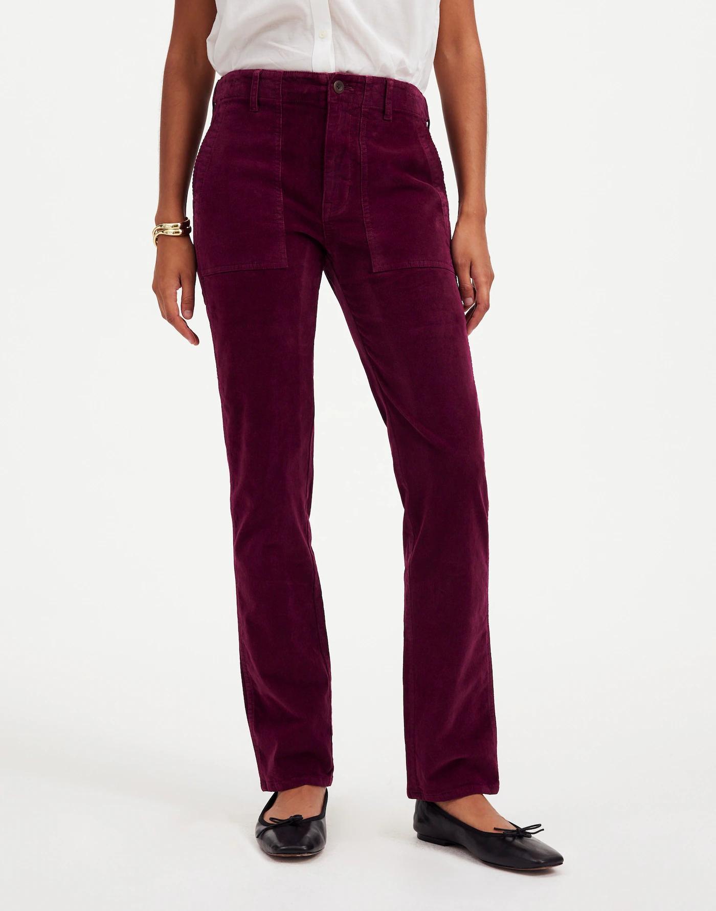 The Tall Slim Straight Trouser Pant in Garment Dye Corduroy Product Image