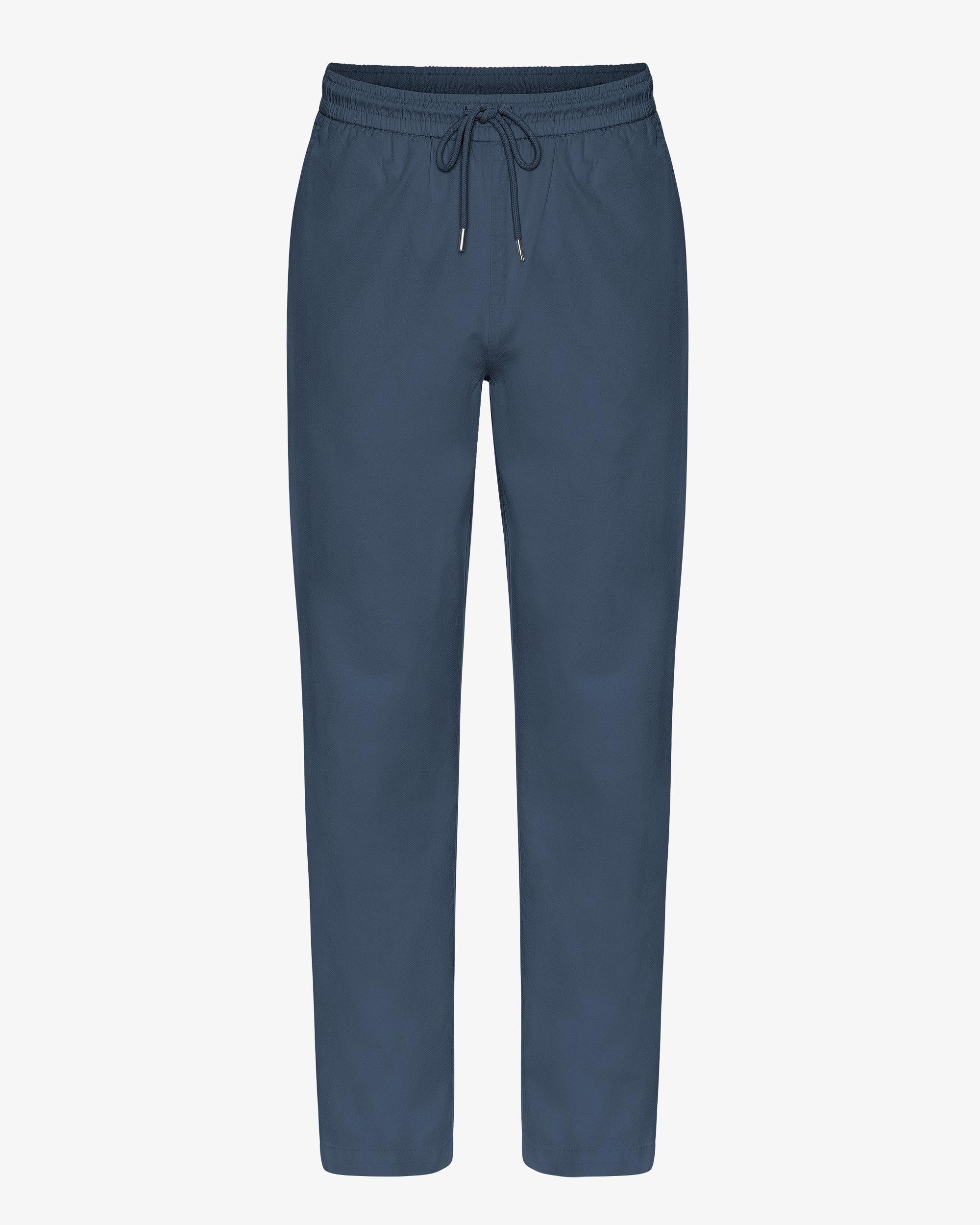 Organic Twill Pants - Petrol Blue Product Image