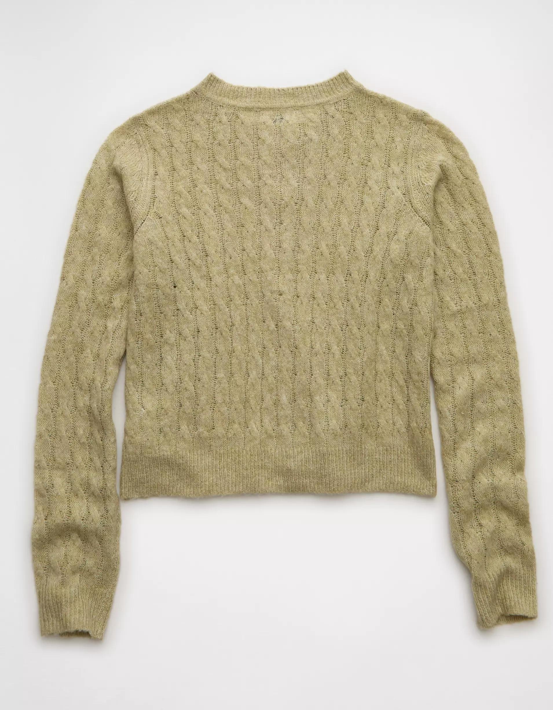 AE Whoa So Soft Button-Front Cardigan Product Image