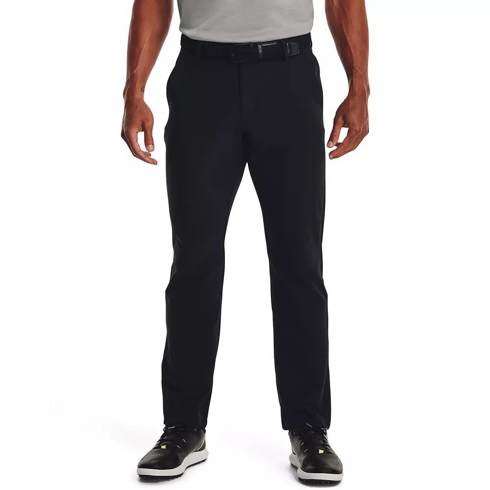 Men's Under Armour Tech Moisture-Wicking Golf Pants, Size: 38X30, Black Navy Product Image