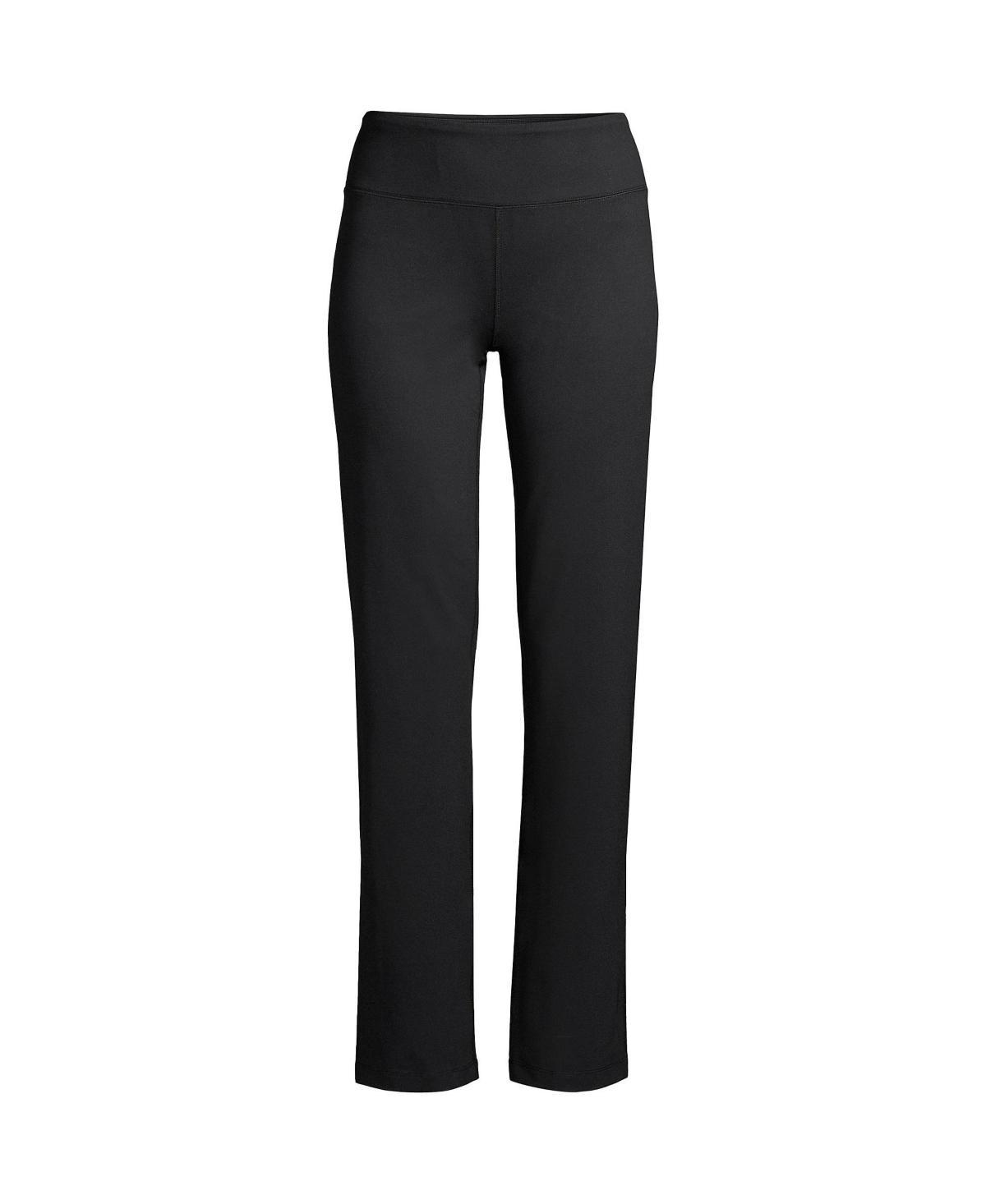 Women's Lands' End Active UPF 50 Yoga Pants, Size: XS Tall, Green Moss Product Image