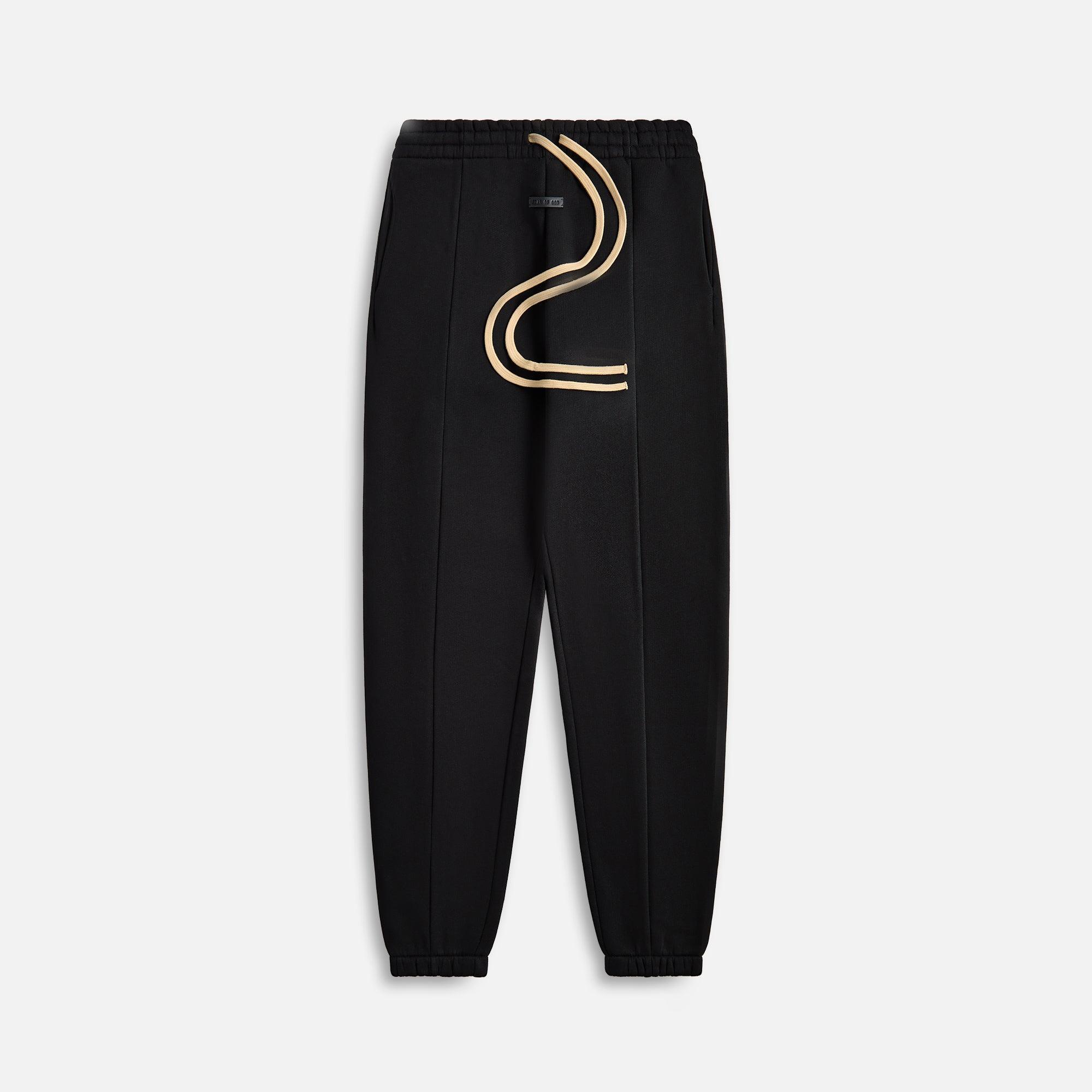 Fear of God Fleece Sweatpant - Black Male Product Image