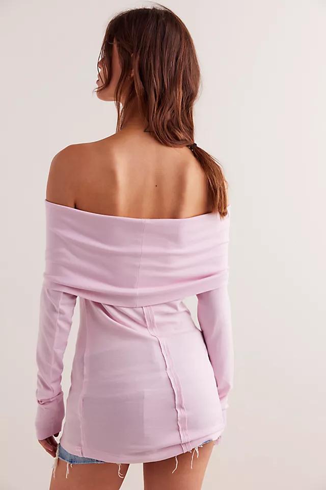 We The Free Hibiscus Foldover Long-Sleeve Top Product Image