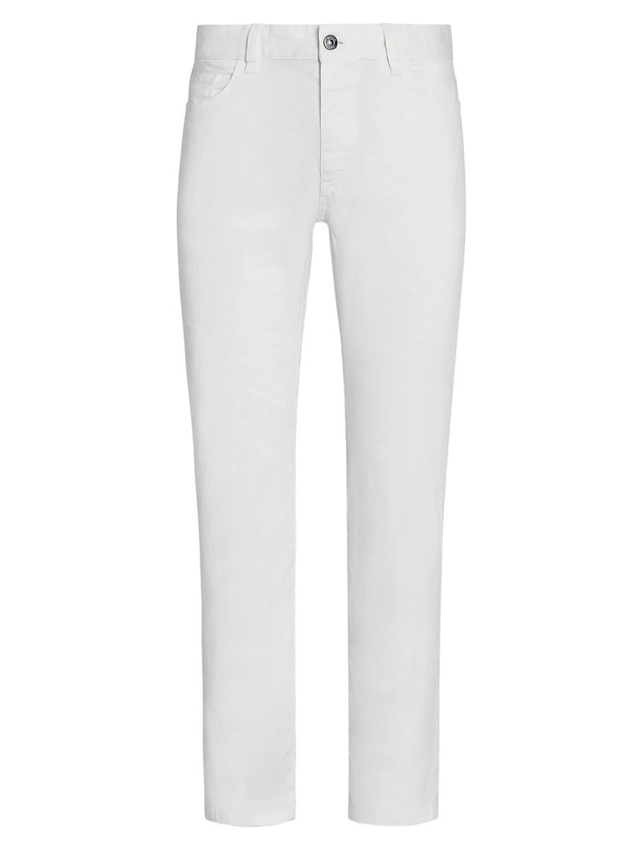 Mens Stretch Linen and Cotton Roccia Jeans Product Image