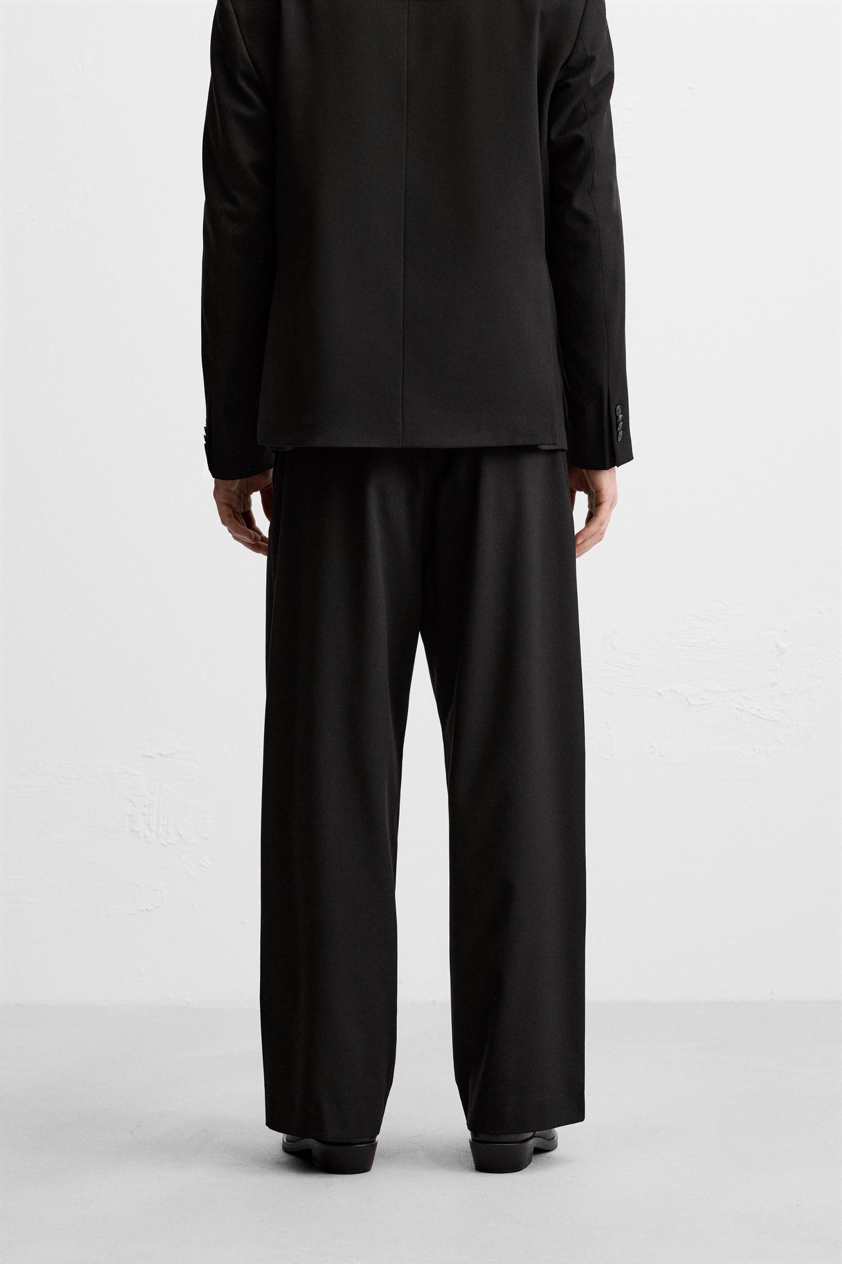 TEXTURED SUIT PANTS Product Image
