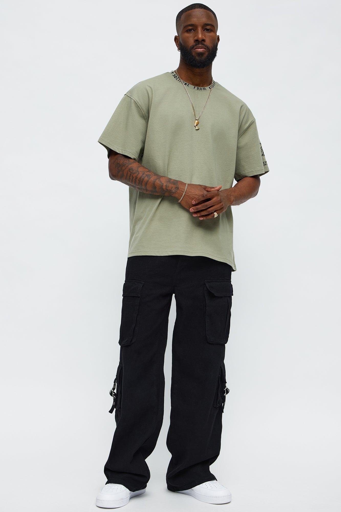 Short Sleeve Solitude From Chaos Tee - Sage Product Image