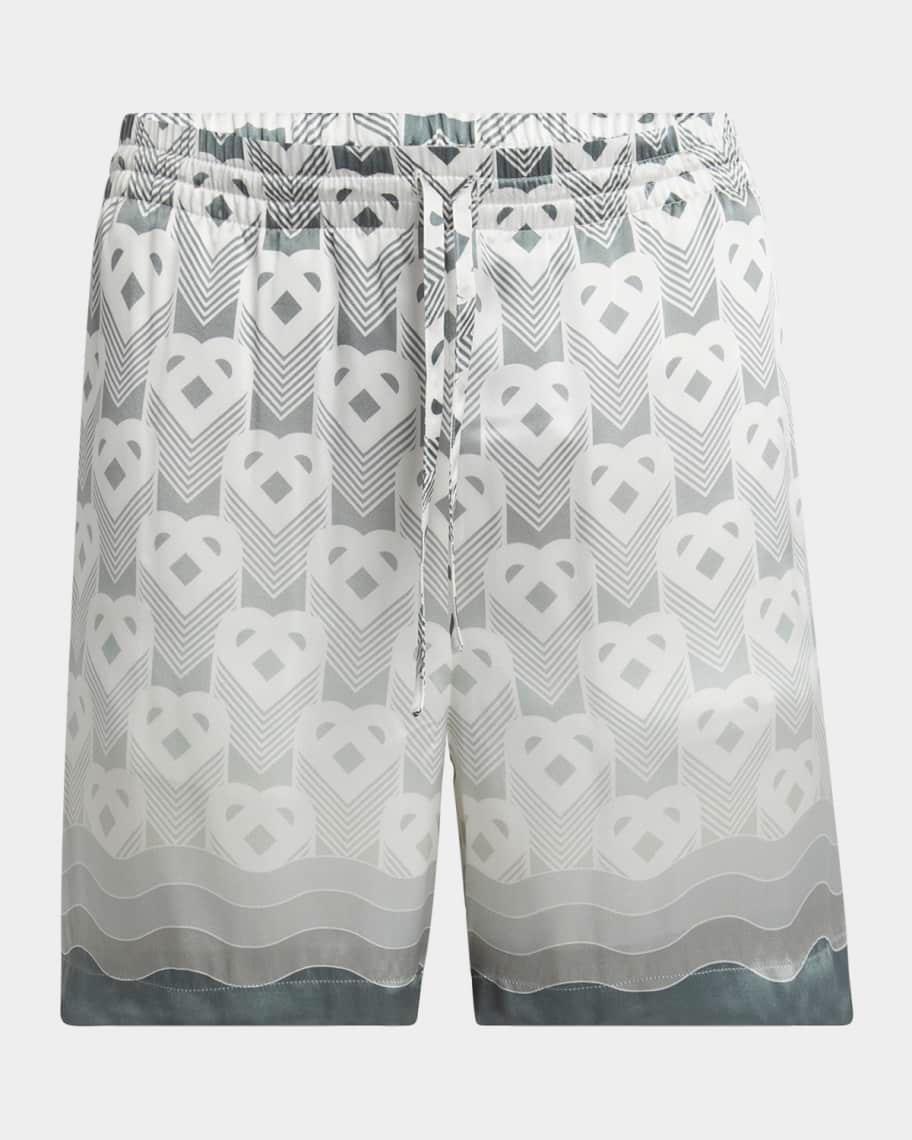 Mens Gradient Heart Monogram Camp Shirt Product Image