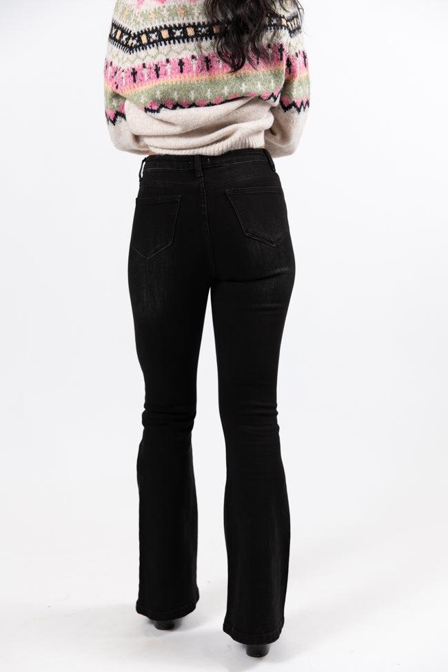 Midnight Moves Black Flared Jeans FINAL SALE Product Image