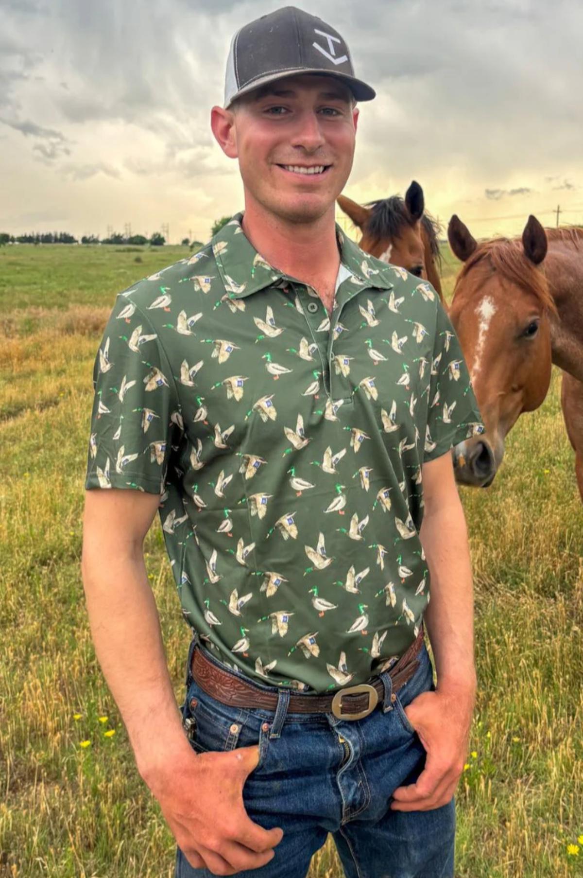 Mens Sterling Kreek Flee The Flock Polo Male Product Image