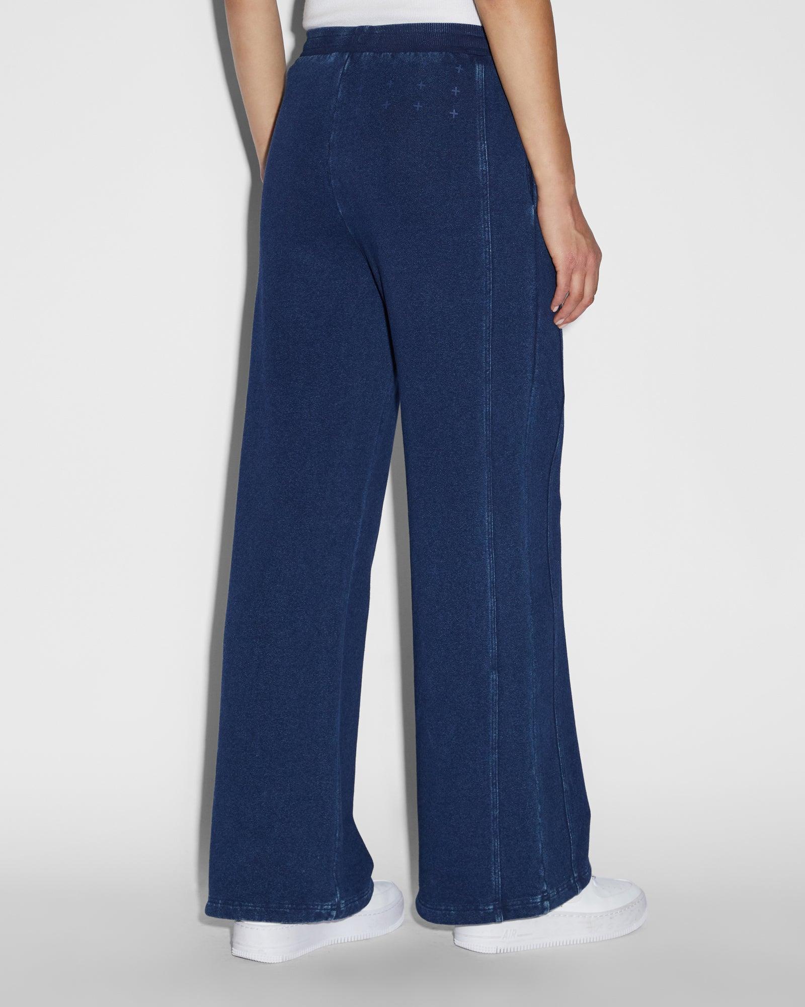 ORIGIN TRAK PANT INDIGO SPLICED Female Product Image